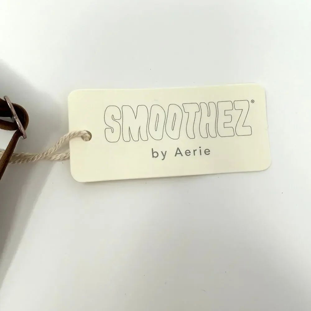 Aerie Smoothez Unlined Underwire Mesh Balconette Bra In Brown Size 36D New